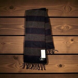 Woolmark Wool Scarf Made in Italy Classic Old Money Quiet Luxury Luxe New